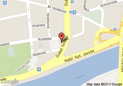 mapa - Dukelských hrdinů 848/17, Praha 7, 170 00