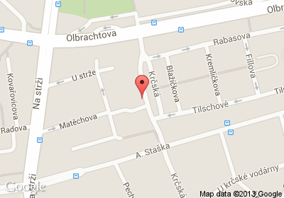 mapa - Krčská 1079/59, Praha 4, 140 00